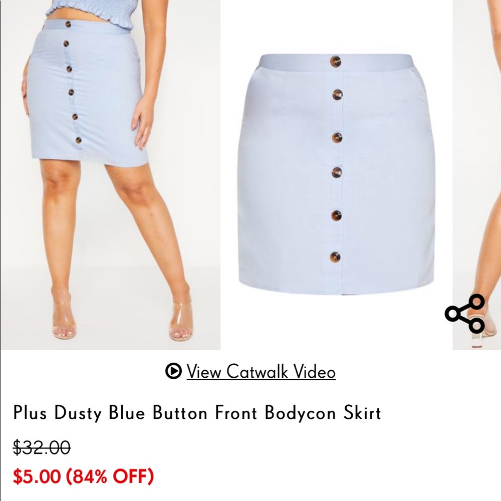 Blue skirt